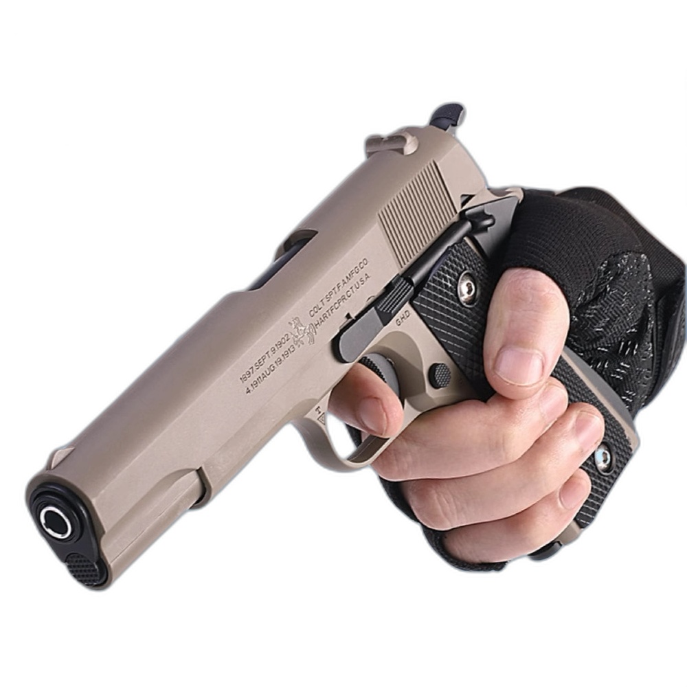 AQK1911柯尔特M手抢全金属合金模型成人玩具枪可拆卸空挂快拆尼龙