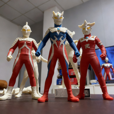 奥特曼涂色diy3D打印手工白模上色替代石膏涂色娃娃不伤手喉咙