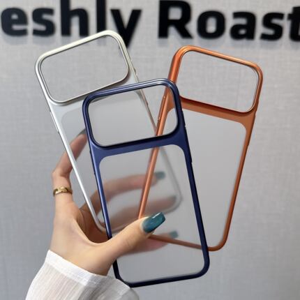 【真机实拍】适用于iPhone17promax手机壳轻薄磨砂哑光电镀苹果17大孔镜头防摔Air高级感情侣款男女商务时尚