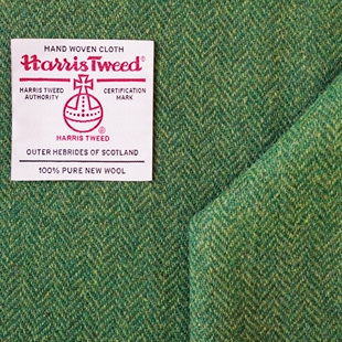 新到现货HARRIS TWEED哈里斯粗花呢羊毛大衣玩具鞋帽手套围巾面料