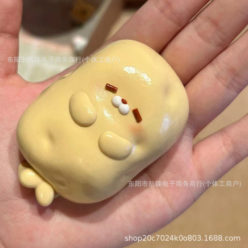 小红书同款海豹土豆捏捏自制食品级仿硅胶解压玩具捏捏乐慢回弹