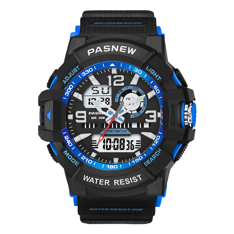 百圣牛防水高中生运动风电子手表