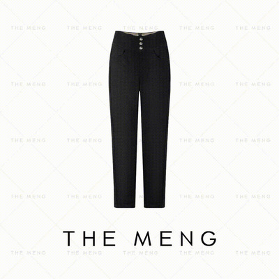 高腰保暖鹅绒黑金鹅绒休闲裤