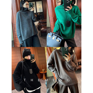 高克重极细羊毛冬日小火炉套头针织衫 闺蜜 MENG 梦梦THE