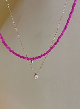 Always白百何同款火龙果项链