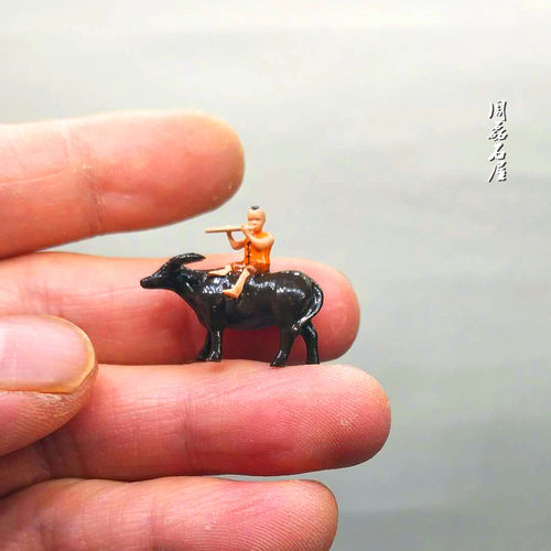 树脂人物小摆件奇石沙盘山水盆景