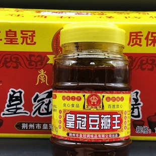 湖北荆州荆沙皇冠红油豆瓣酱1kg辣酱豆瓣王郭场鸡油焖大虾调味料
