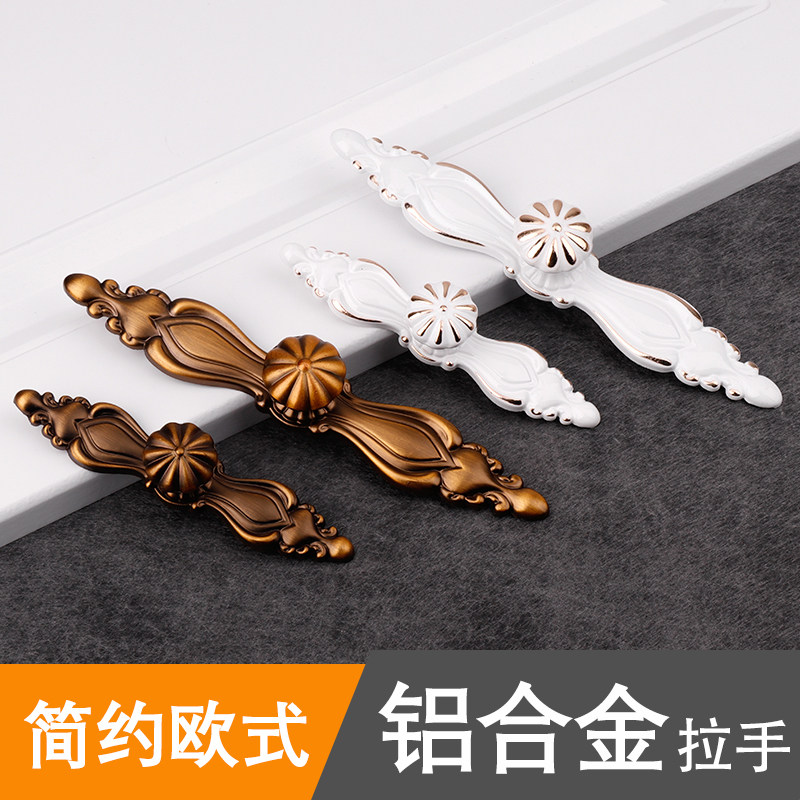 象牙白现代简约风抽屉柜门拉手