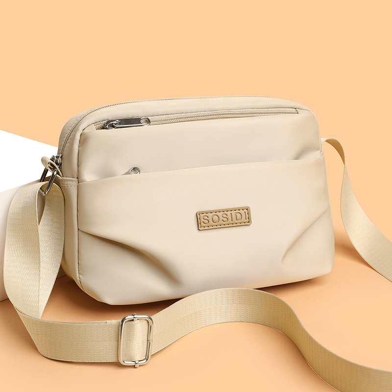 简约纯色单肩包休闲女士斜挎包