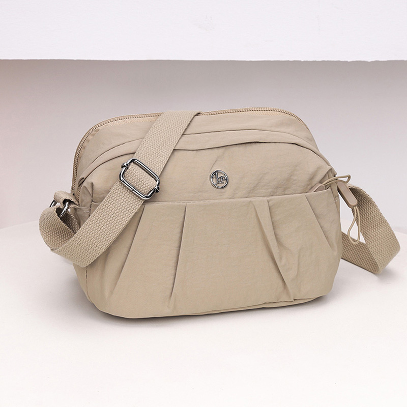 褶皱设计小包简约单肩斜挎包包