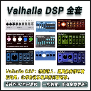 Valhalla DSP 瓦哈拉全套混响延迟10个效果器FutureVerb混音插件