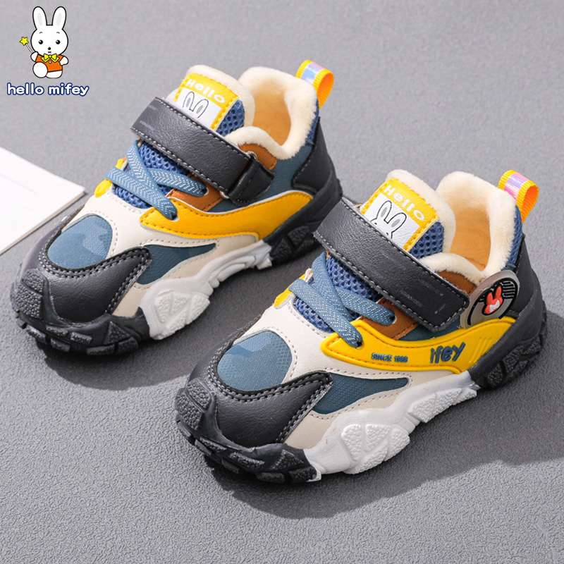 小兔米菲保暖宝宝鞋子小童运动鞋