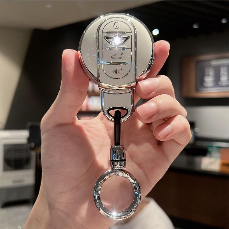 龙菲亚TPU软胶宝马mini钥匙套