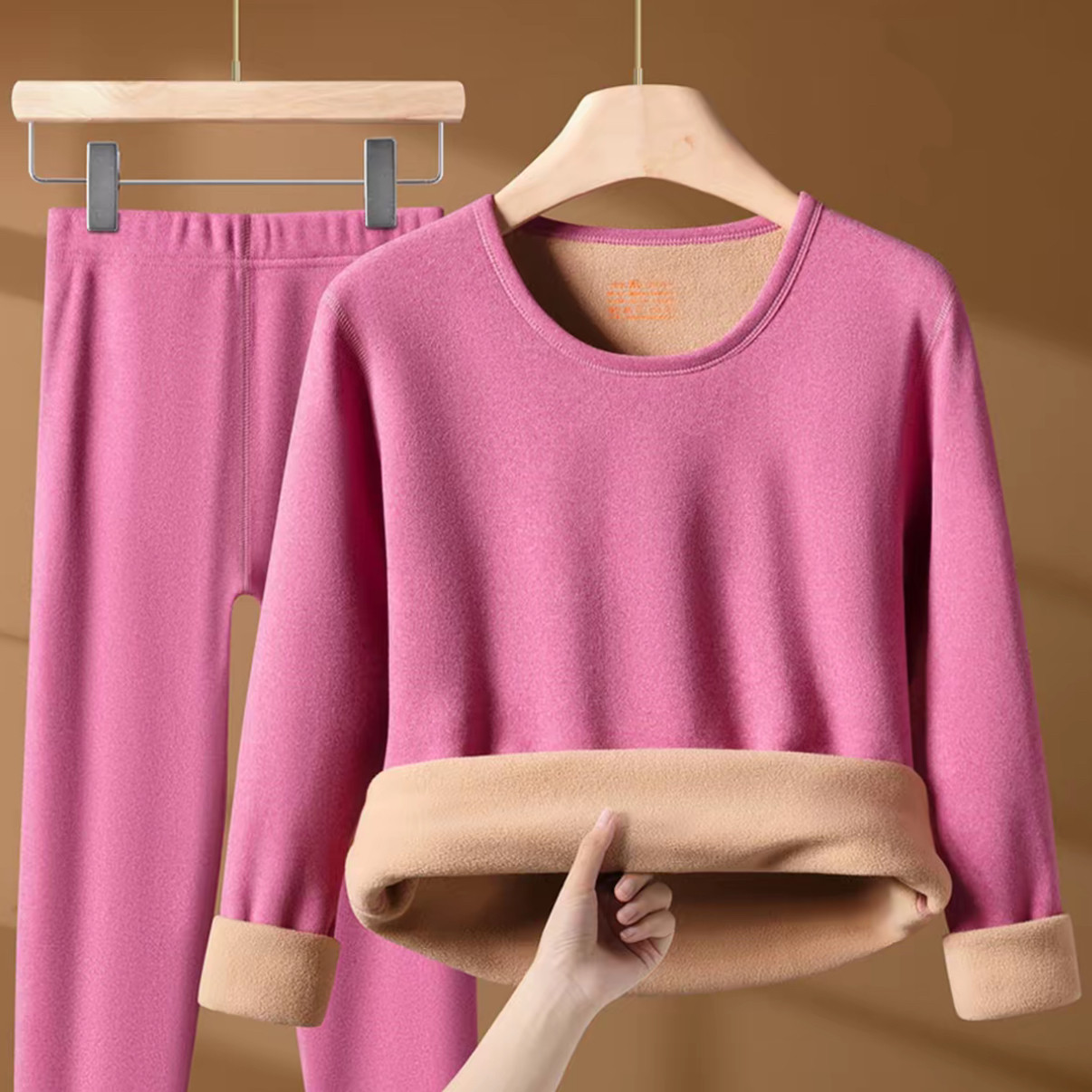 冬季保暖内衣套装女士加绒加厚防寒圆领德绒发热秋衣秋裤打底衣男,女士内衣/男士内衣/家居服,保暖套装,淘宝优惠券,粉丝福利购,淘宝优惠卷