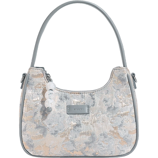 爱路喜新中式包包女2025新款月牙腋下包手提小众高级感单肩斜挎包