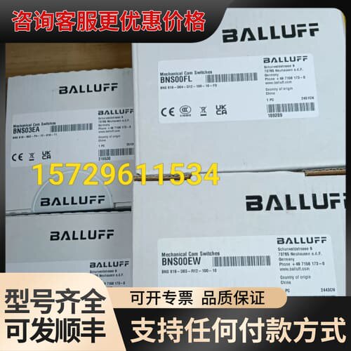 议价巴鲁夫BNS00FL凸轮开关BNS 819-D04-可维修