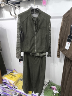 时尚修闲套装女秋季新款洋气显瘦工装马甲叠穿打底衫阔腿裤三件套