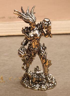 黄铜小摆件桌面手把件奥格瑞玛暴雪暗黑破坏神战争召唤装饰品造景