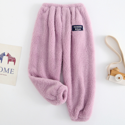 秋冬儿童暖暖裤宝宝加绒加厚裤子