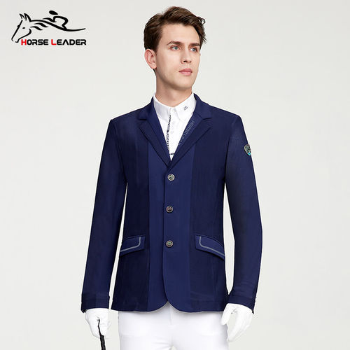 HORSE LEADER夏季网眼成人男士比赛西服马术障碍考级比赛骑士服装