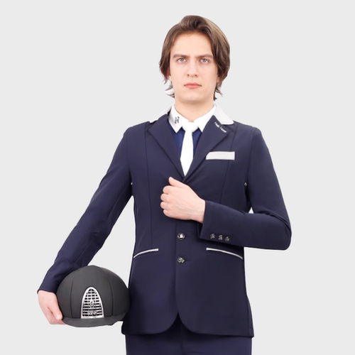 Hello Horse马术障碍西服骑士服男女障碍比赛服骑士服装透气高弹