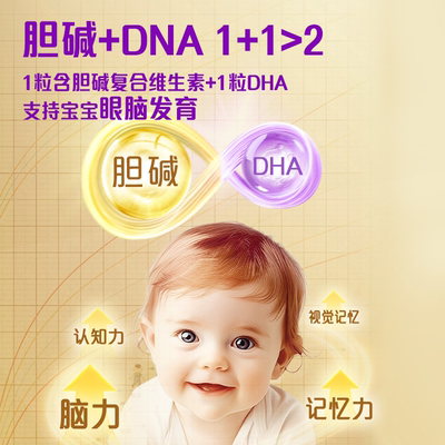 Femibion丨伊维安2段孕中晚期胆碱DHA复合维生素56天量