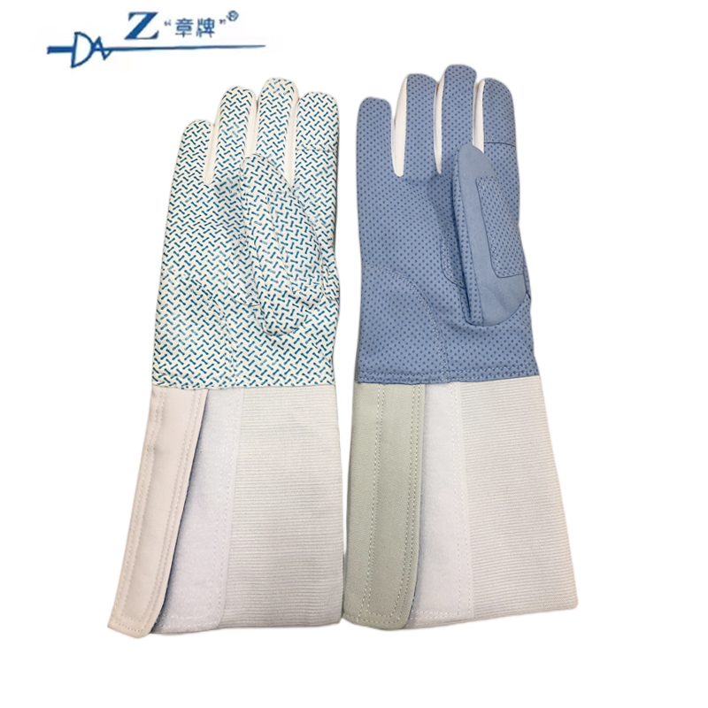 章牌花剑手套透气柔软舒适儿童带