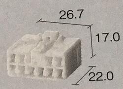 TOKAI RIKA 原装 4F1060-0003  4F1060  连接器