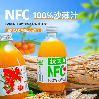 nfc沙棘汁含油含籽100%鲜果冷榨