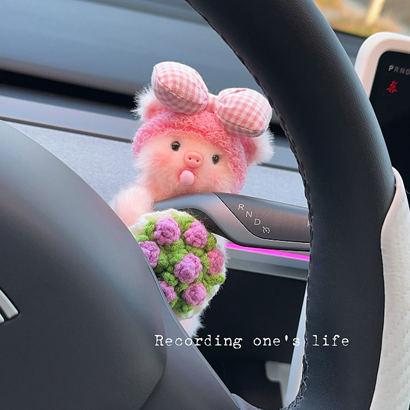 汽车怀挡装饰毛绒公仔车内趴趴摆件可爱车载转向灯雨刮器后视镜女,汽车用品/电子/清洗/改装,摆件,淘宝优惠券,粉丝福利购,淘宝优惠卷