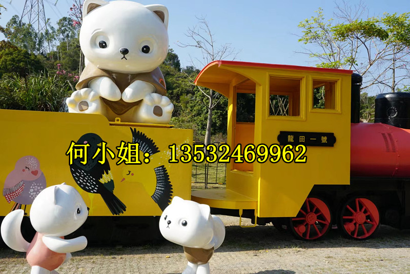 楼盘美陈定制大型猫咪卡通公仔雕塑玻璃钢招财猫造型IP吉祥物雕像
