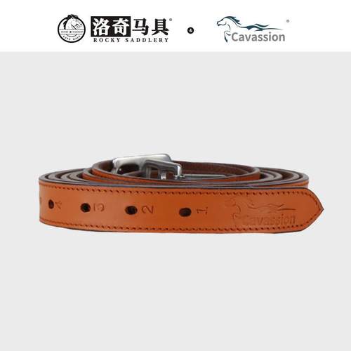 cavassion特制压缩扣牛皮织带 蹬带 马镫带马鞍配件马具8212033