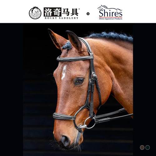 马具进口头层牛皮水勒缠