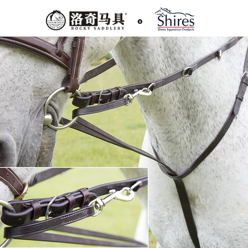 Shires-Blenheim调教平衡缰 马缰绳 洛奇马具8214020