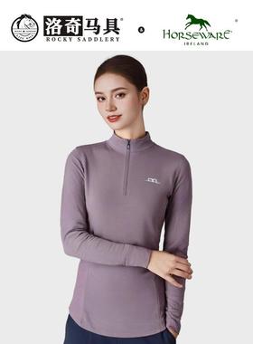 horseware女款康纶纤维长袖衫衬衣马术上衣服装HW85059