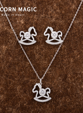 新年小马项链马上有钱项链送女友