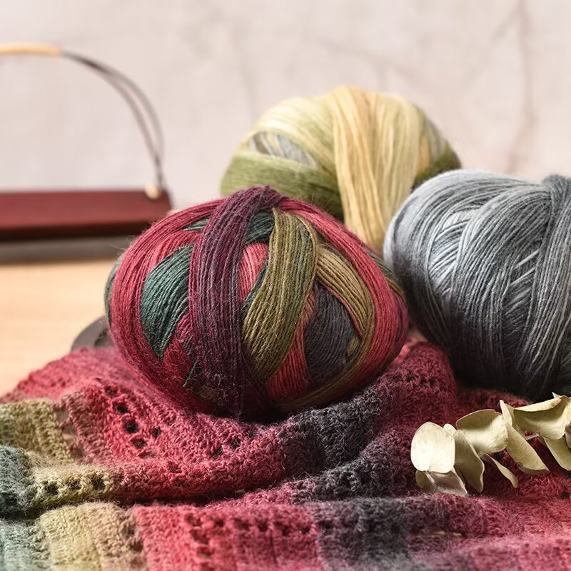 魔球彩虹线手编DIY编织材料包