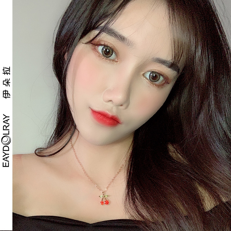 红色樱桃项链气质女锁骨链韩国网红小清新简约包玫瑰金颈链饰品|ruв категории Украшения,ювелирные изделия, ожерелье - от Buy2taobao.com для оказания профессиональной услуги покупки агента Taobao