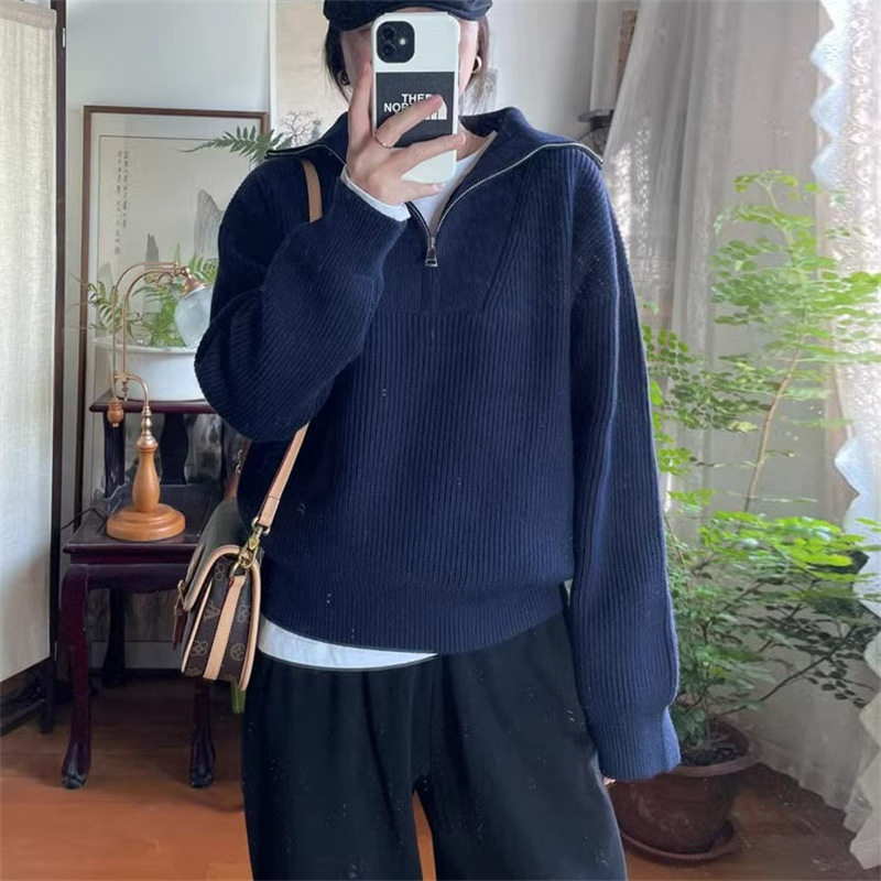 欧美2026新款秋季纯色上