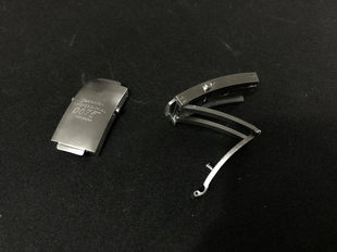 适配欧米茄007海马超霸钢带手表扣20mm男款不锈钢表扣全钢表扣