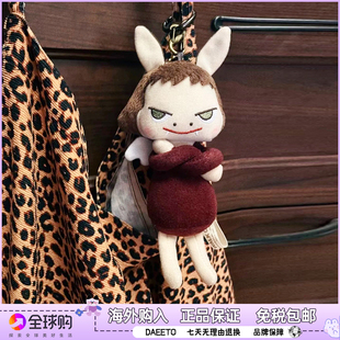 日本 奈良美智恶魔天使翅膀娃娃公仔毛绒包包钥匙挂件小挂饰礼物