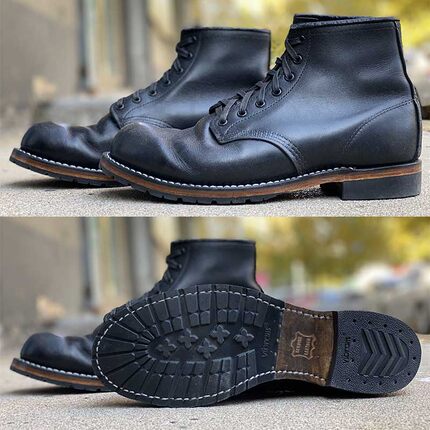 【浦瑞浦斯】工装靴红翼redwingD9011更换vibram2333前掌700后跟