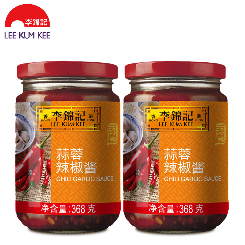 【抢】李锦记蒜蓉辣椒酱368g*2瓶火锅调料蘸料拌饭炒菜蒜蓉调味酱|ruв категории зерно риса/север и Юг сухих грузов/приправы, приправы/джем/салат, соус, соус чили - от Buy2taobao.com для оказания профессиональной услуги покупки агента Taobao