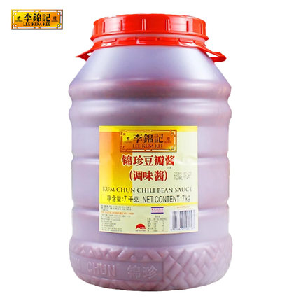 【餐饮装】李锦记锦珍豆瓣酱7kg大桶餐饮装商用酱香饼红油