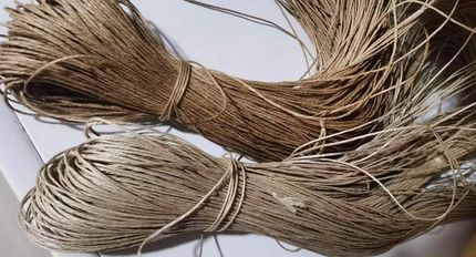 1mm/1.5mm三股蜡线原色蜡麻绳diy麻绳 麻绳手工麻绳腊麻线195米