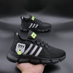 学生运动鞋 品牌断码 透气防滑男士 网面软底跑步鞋 踩屎感男鞋 夏秋季