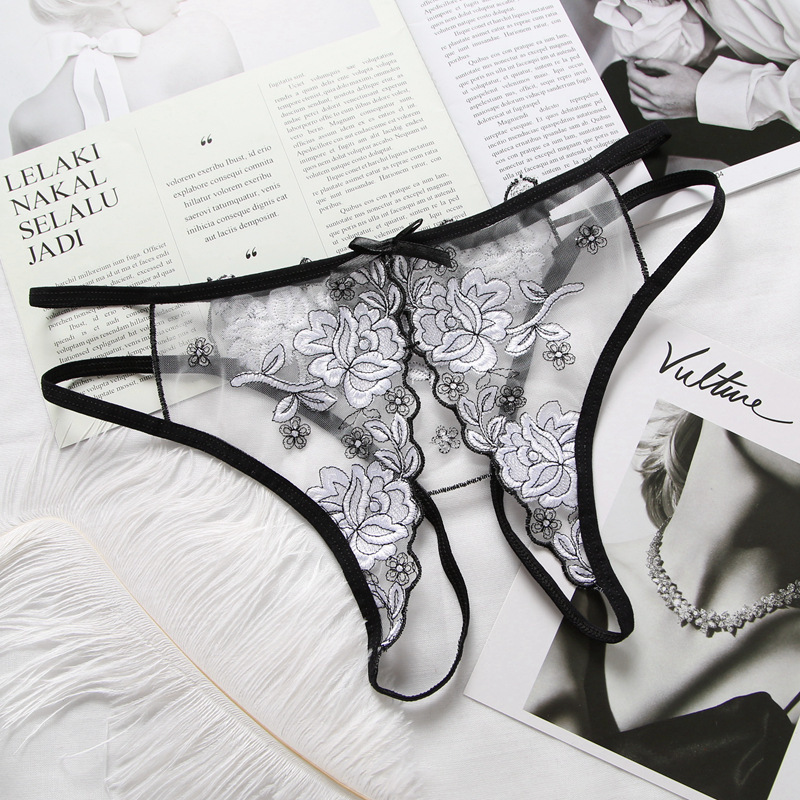 蕾丝薄内裤性感诱惑女