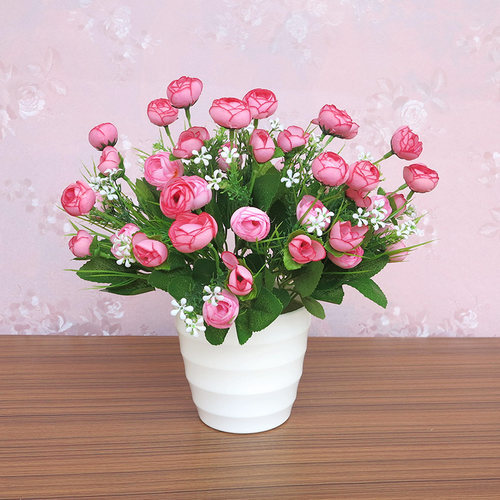 仿真花装饰客厅卧室套装塑料花