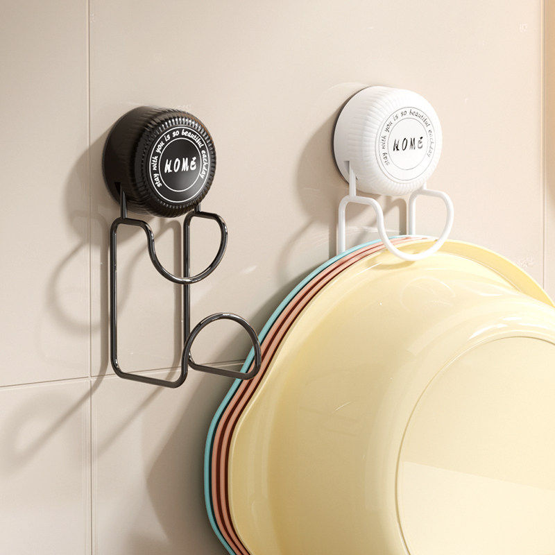 吸盘脸盆挂钩免打孔盆子收纳架子浴室卫生间挂盆神器洗脸盆置物架,家庭/个人清洁工具,脸盆架,淘宝优惠券,粉丝福利购,淘宝优惠卷