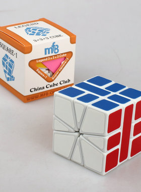 【魔方吧 SQ1魔方 白色】MF8 Square One 扇形白底异形魔方